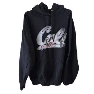 Cali Marilyn Monroe Graphic Black Kangaroo Pocket Hoodie Unisex